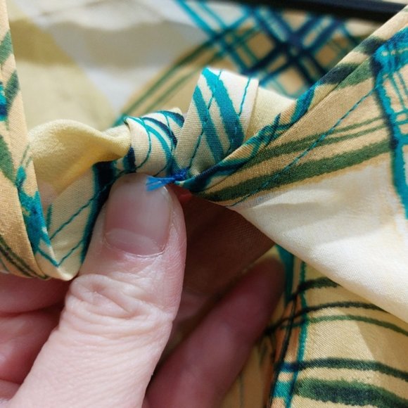 Aritzia Le Fou Wilfred Jazz Peplum Blouse Firefly Teal Silk Size Small - Picture 5 of 9